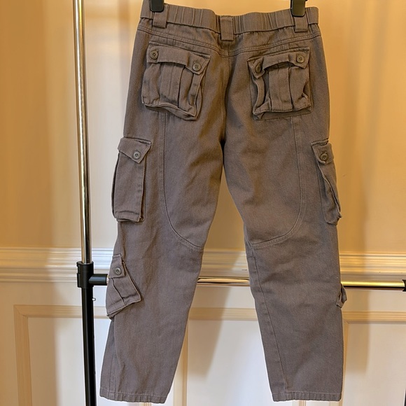 Plaid & Plain, men’s straight fit, 34W x 30L, brownish color, carpenter pants. - Picture 4 of 4